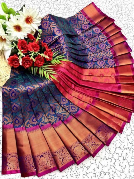 Royal Blue Magenta Purple Gold