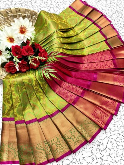 Royal Green Magenta Gold