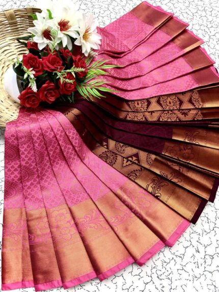 Royal Pink Maroon Gold