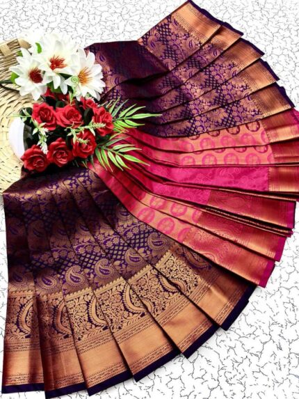 Royal Purple Magenta Gold