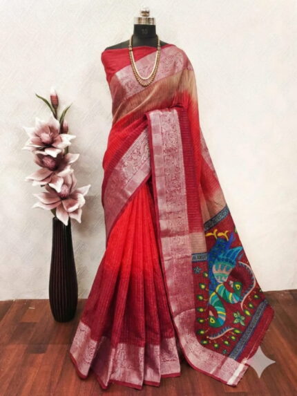 Zari Lining Pattern Sarees