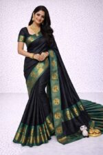 3d Embossed Art Silk Sarees 1