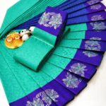 3d Embossed Art Silk Sarees 4