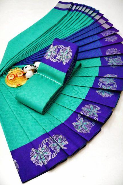 3d Embossed Art Silk Sarees 4