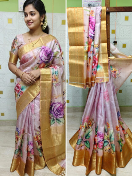 Buy Dola Fancy Self Border Sarees Online