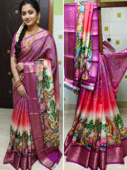 Buy Soft Silk Dola Sarees