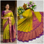 Copper Zari Soft Silk Saree