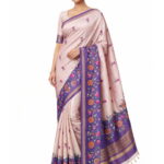 Cotton Sarees With Contrast Blouse