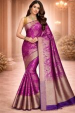 Electric Jackquard Silk Saree 1 1 1 1