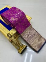 Electric Jackquard Silk Saree 1 1