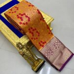 Electric Jackquard Silk Saree 1 12 1