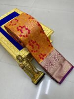 Electric Jackquard Silk Saree 1 12 1