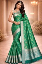 Electric Jackquard Silk Saree0000 1