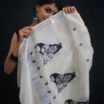 Kerala Cotton Saree with Krishna Design