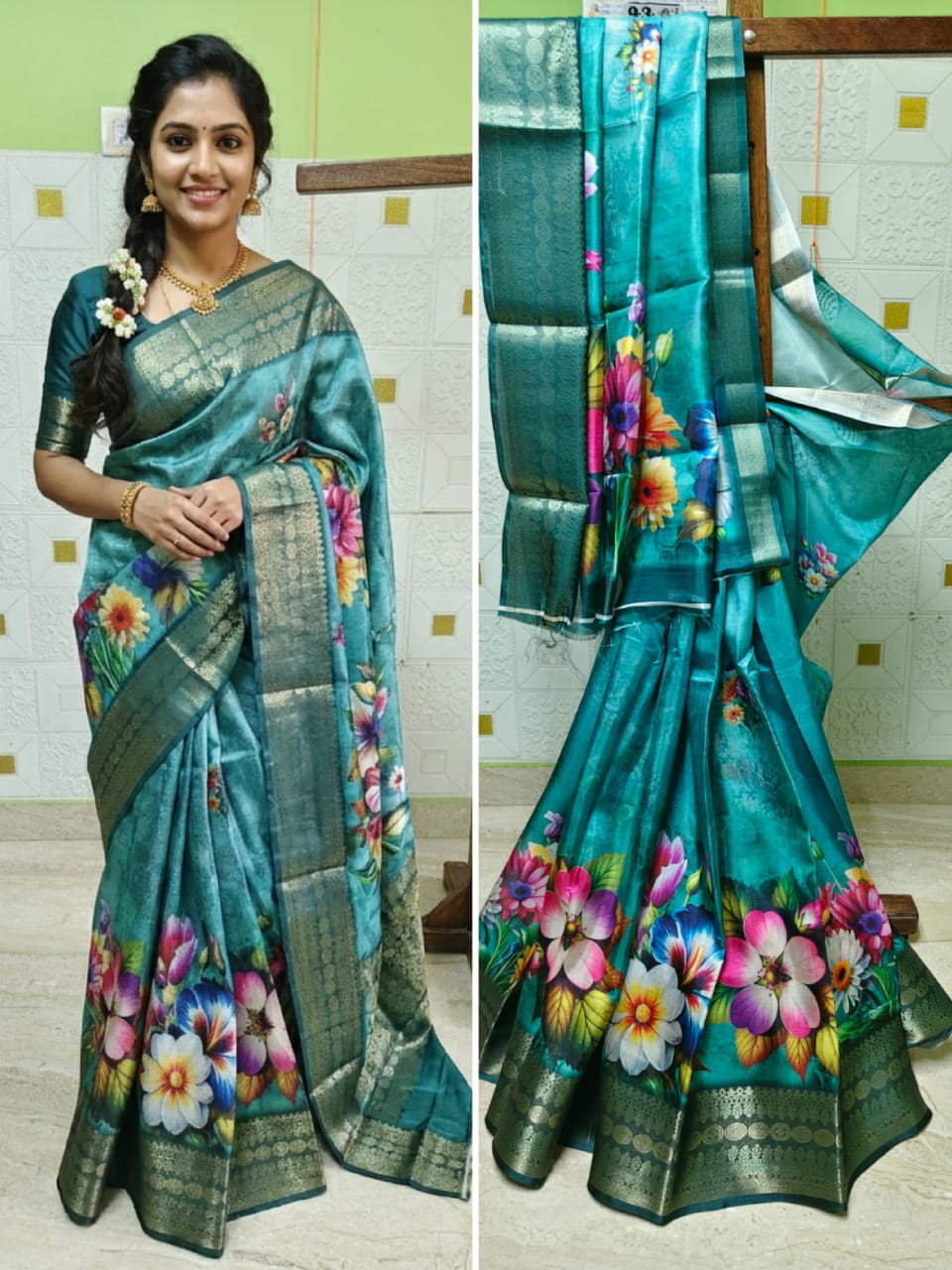 latest-dola-fancy-border-sarees Latest Dola Fancy Border Sarees