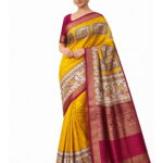 Madhubani Work Pallu Saree