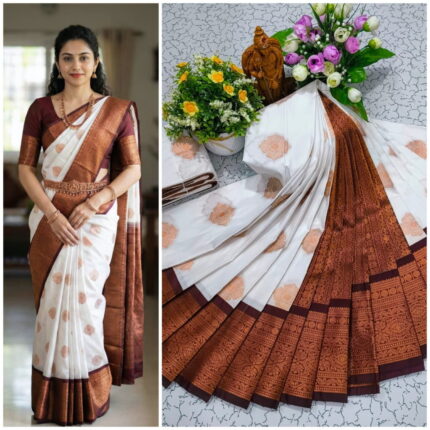 Mangalyam Korvai Soft Silk Saree