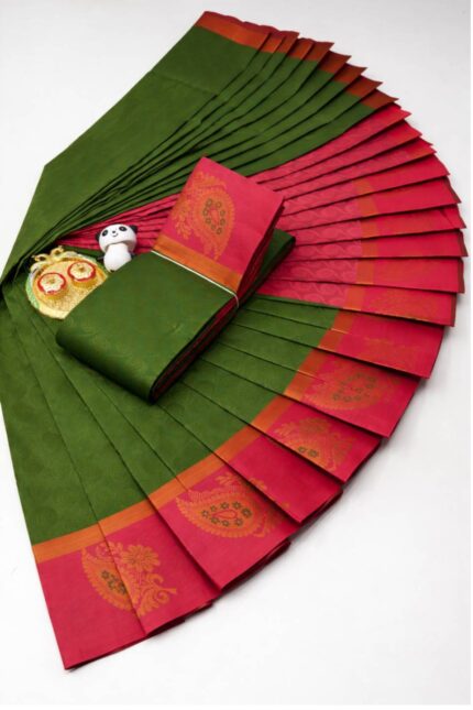 Mbossed Pattern Silk Sarees1