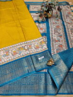 Mustard Yellow Festive Saree