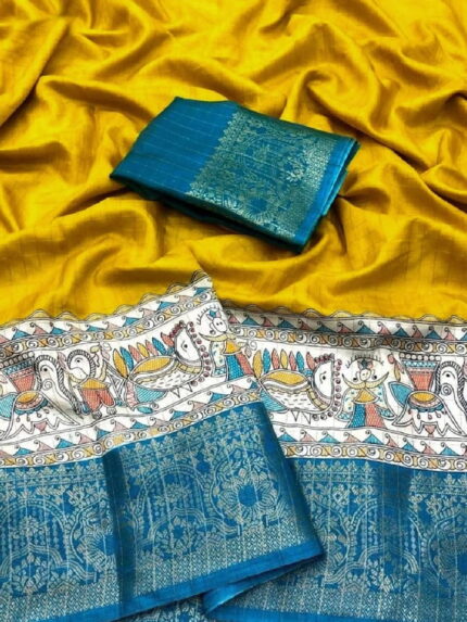 Saraswati Puja Festival Saree