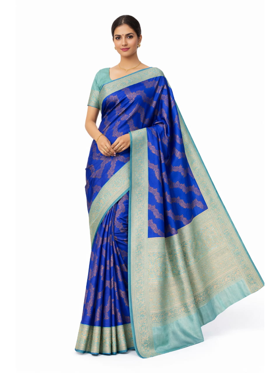 self-weaving-banarasi-silk-saree Self Weaving Banarasi Silk Saree