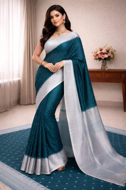 Tana Fancy Semy Soft Silk Sarres 1 1