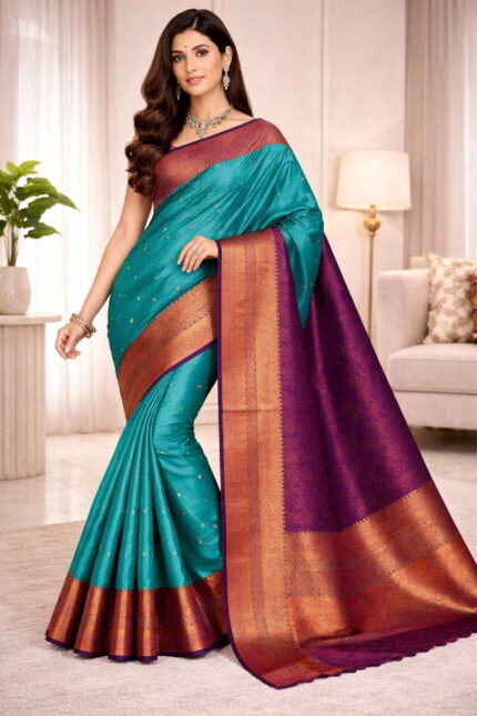 Tana Fancy Soft Silk Sarees 1 1