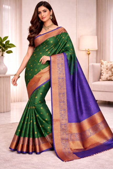 Tana Fancy Soft Silk Sarees 1 2