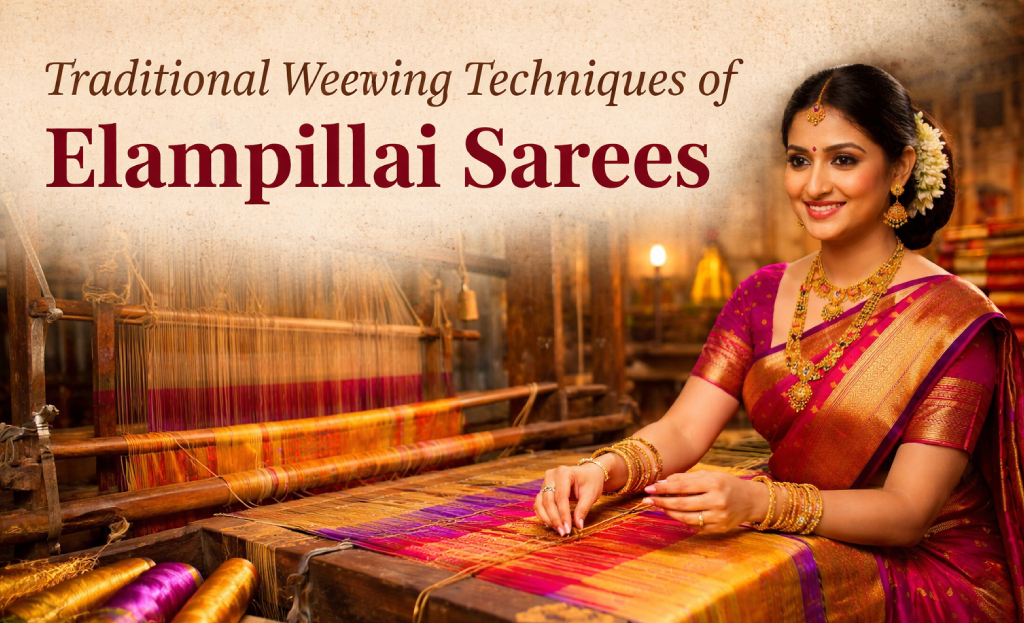 Traditional Weaving Techniques Of Elampillai Sarees